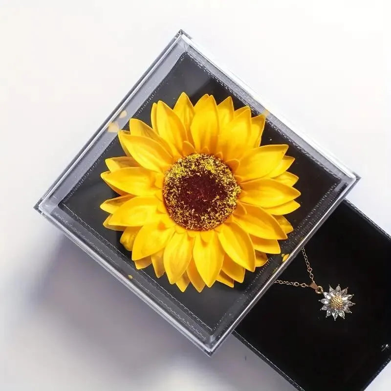 Colar Flor do Sol 🌻 – Laço de amor
